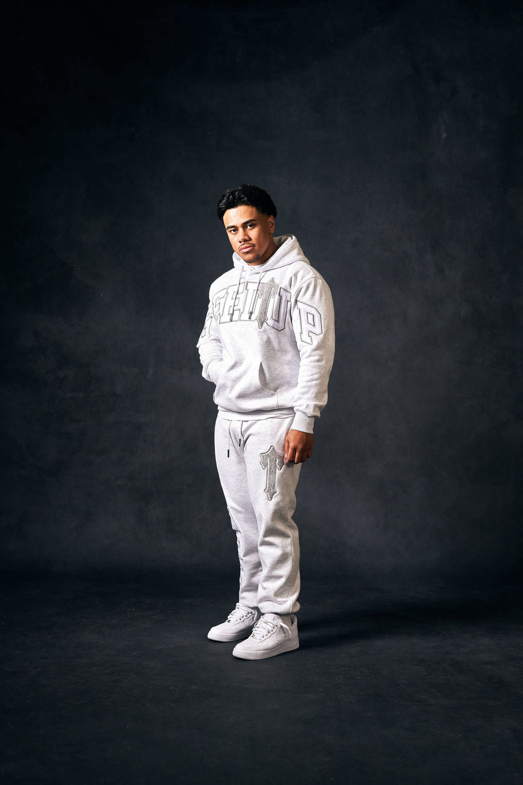 Team Logo x Irongate T Trackpant White Marle/Grey