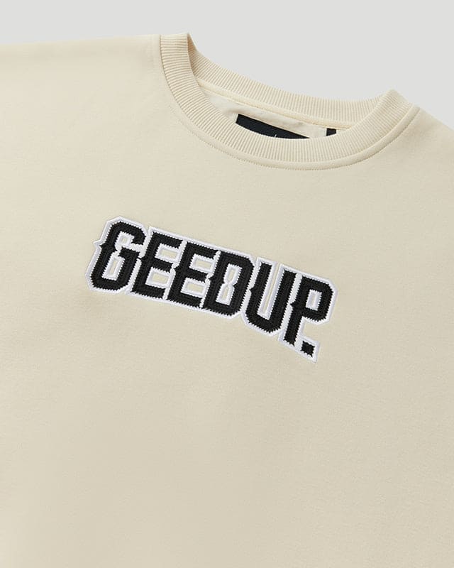 Core Logo Crewneck Cream/Navy