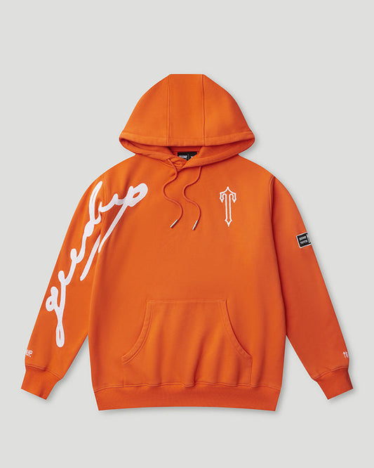 Signature x Trapstar T Hoodie Orange/White